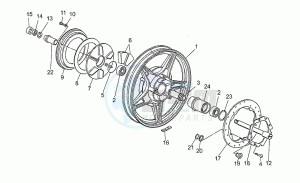 S 1000 drawing Rear wheel, alloy