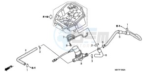 XL1000VA9 UK - (E / ABS MKH) drawing AIR INJECTION CONTROL VALVE