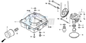 VFR800FI drawing OIL PUMP