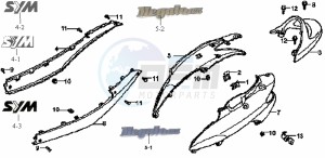 MEGALO 125 E2 drawing REAR CARRIER