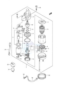 DF 250 drawing Starting Motor