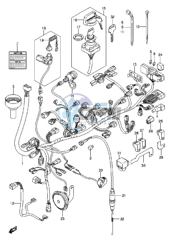 WIRING HARNESS (LT-A750XZL3 P17)