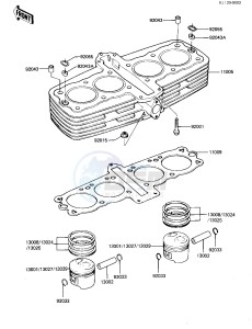 KZ 550 D [GPZ] (D1) [GPZ] drawing CYLINDER_PISTONS