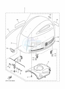 F175AETX drawing FAIRING-UPPER