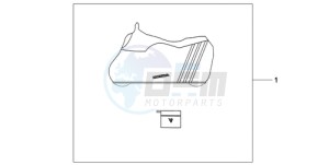 CB600F9 U / ABS ST drawing BODY COVER L