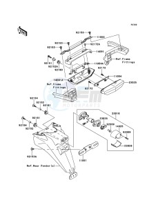 1400GTR_ABS ZG1400CCF FR GB XX (EU ME A(FRICA) drawing Taillight(s)