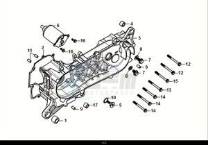 ORBIT III 125 (XE12W2-EU) (E5) (M1) drawing L. CRANK CASE