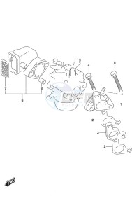 DF 2.5 drawing Intake Pipe/Silencer