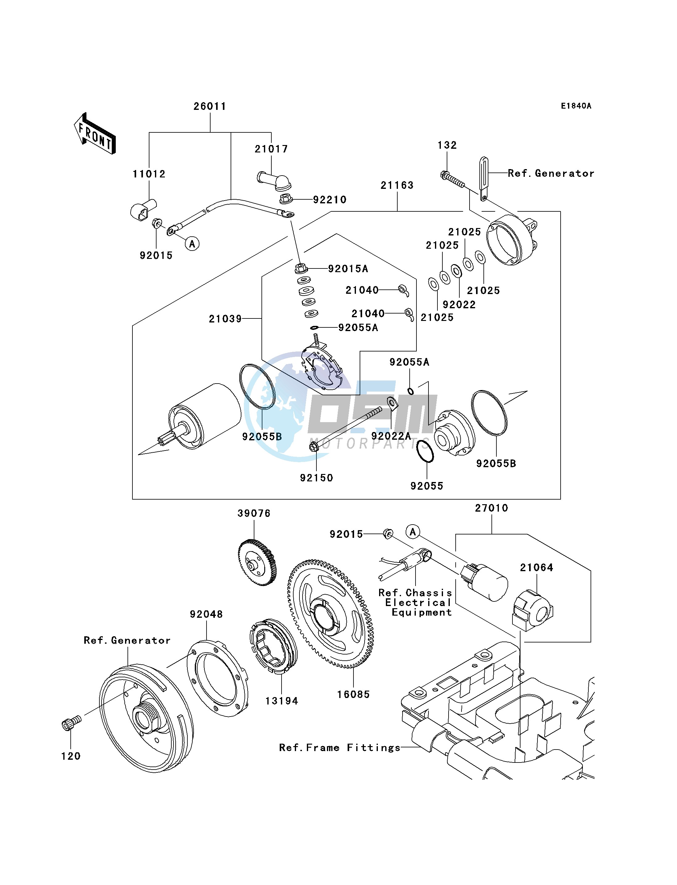 STARTER MOTOR-- B7F_B7FA- -