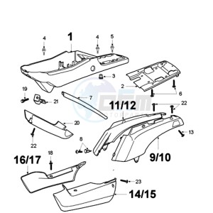 FOX PBAX BE drawing COWLING