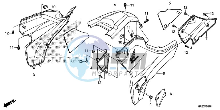 SIDE COVER/TANK COVER