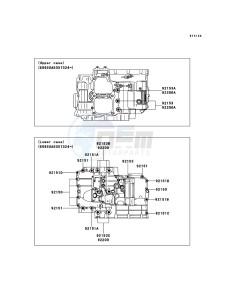 ER-6n ER650A8F GB XX (EU ME A(FRICA) drawing Crankcase Bolt Pattern