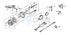 TRX250TM FOURTRAX RECON drawing STOP LIGHT SET (CQ)