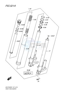 GSX-R1000R EU drawing FRONT FORK DAMPER