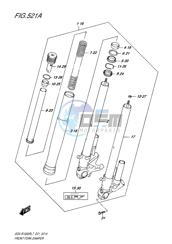 FRONT FORK DAMPER