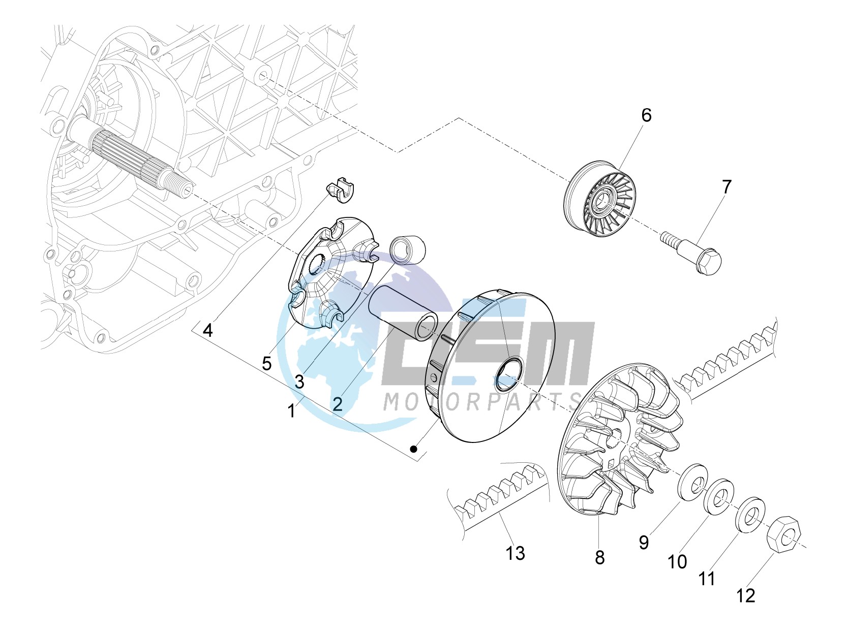 Driving pulley