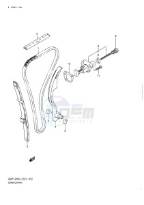 GSF-1250 BANDIT EU drawing CAM CHAIN