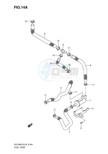 RV125 (E19) VanVan drawing FUEL HOSE (MODEL K7)