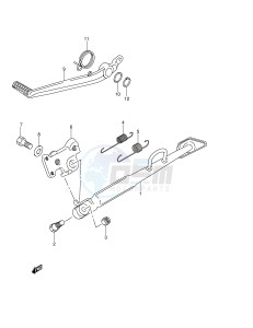 DL650 (E2) V-Strom drawing STAND