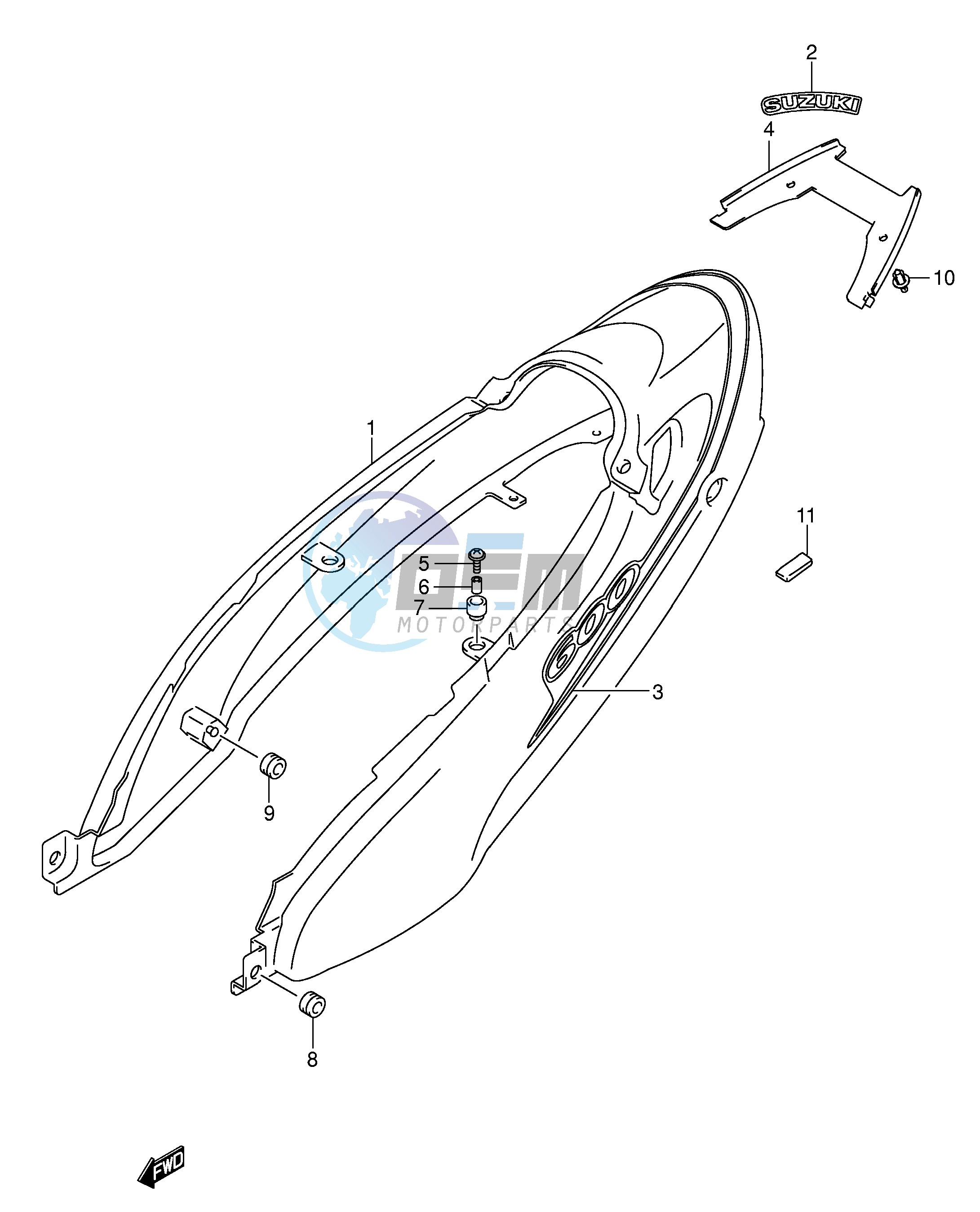 FRAME COVER (MODEL K3)