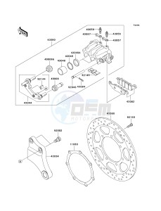 VN 2000 D [VULCAN 2000 LIMITED] (6F) D6F drawing REAR BRAKE