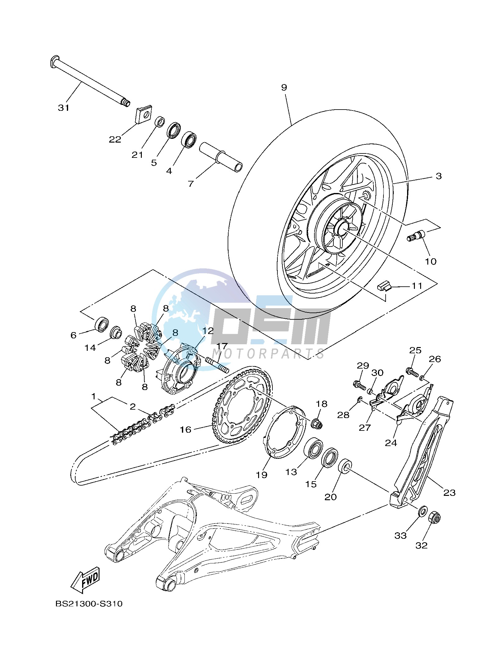 REAR WHEEL