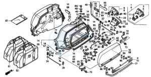 GL1500A GOLDWING ASPENCADE drawing SADDLEBAG