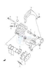 TS200R (E28) drawing REAR CALIPERS