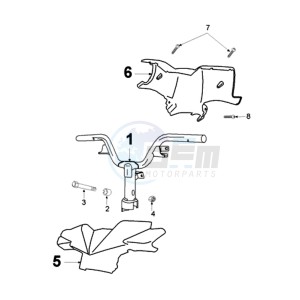 LUDIX 10 RBA ONE drawing HANDLEBAR