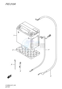 DL1000 ABS V-STROM EU drawing BATTERY