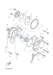 YZF-R125 R125 (5D7P 5D7P 5D7P) drawing WATER PUMP