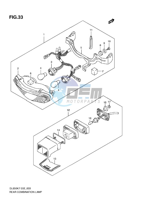 REAR COMBINATION LAMP