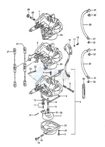 DT 55 drawing Carburetor