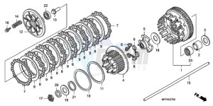 CB1300SA9 UK - (E / ABS BCT MKH MME TWO TY2) drawing CLUTCH