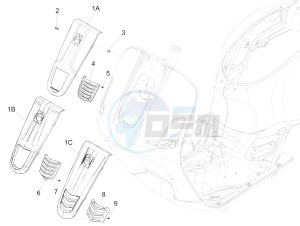 GTS 300 ie Super (EMEA, APAC) (AU, HK, IN, IT, J, SG, TW, UK) drawing Front shield