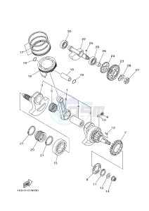 YXM700E YXM700PF VIKING (1XPH) drawing CRANKSHAFT & PISTON