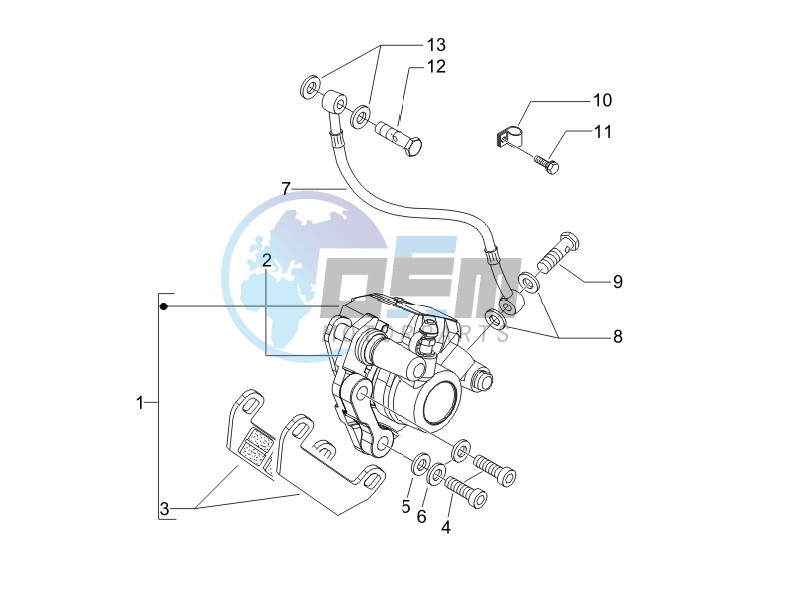 Brakes pipes - Calipers