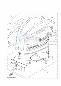 F300BETX drawing FAIRING-UPPER