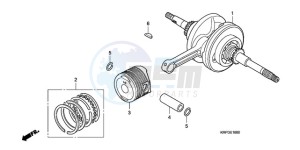 SCV100F9 Turkey - (TU) drawing CRANKSHAFT/PISTON