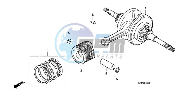 CRANKSHAFT/PISTON