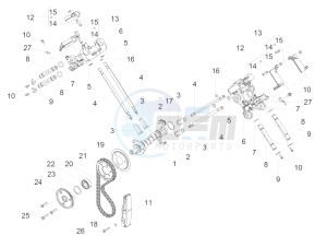 V7 III Racer 750 e4 (EMEA) drawing Timing system