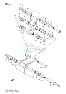 RM-Z450 EU drawing REAR CUSHION LEVER