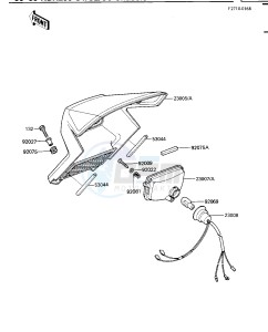 KDX 200 C [KDX200] (C1-C3) [KDX200] drawing HEADLIGHT-- S- -