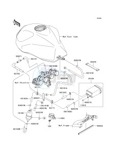 ZR 1000 A [Z1000] (A1-A3) drawing FUEL EVAPORATIVE SYSTEM-- CA- -