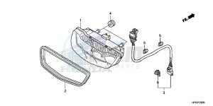 TRX420FPED TRX420 Europe Direct - (ED) drawing TAILLIGHT