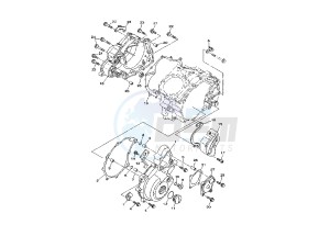 YFM RR RAPTOR 660 drawing CRANKCASE COVER 1