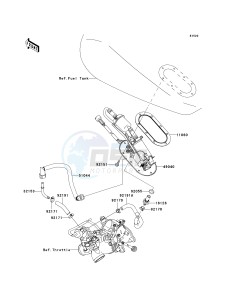 VN 1500 B [VULCAN 88 SE] (B1-B3) N7F drawing FUEL PUMP