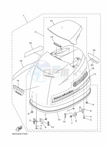 F100BETX drawing FAIRING-UPPER