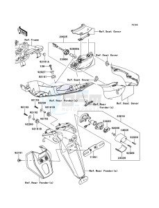 ER-6n ABS ER650B7F GB XX (EU ME A(FRICA) drawing Taillight(s)