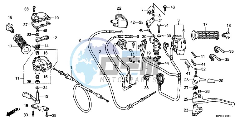 HANDLE LEVER/SWITCH/CABLE